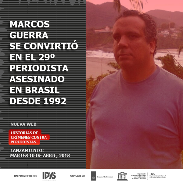 IPYS's tweet photo. Están matando periodistas y no hay culpables. Próximamente, #HistoriasDeCrímenesContraPeriodistas, serie investigativa web realizada por @IPYS y @UNESCO_es sobre crímenes contra periodistas en #Latinoamérica

Lanzamiento: 10 de abril. Conoce más aquí ➡️ https://t.co/jQoTreme7X https://t.co/CYqWrNABKD
