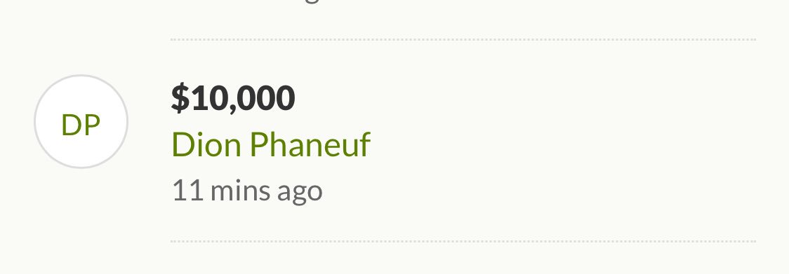 Laine_Mitchell's tweet photo. Former #Flames and current #Senators defenceman @DionPhaneuf__3 has chipped in $10,000 to the #Gofundme for the #humboldt tragedy. #HumboldtStrong https://t.co/ECN9B91dVs
