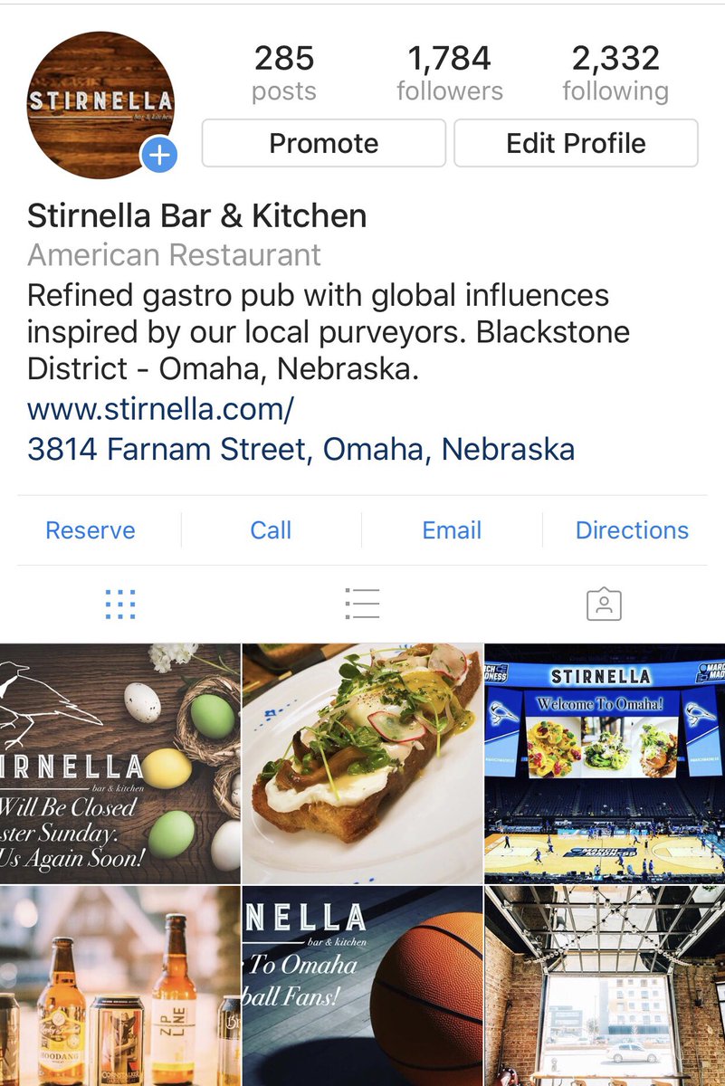 Did you know that you can now make reservations not only from our website but our IG page? Another reason why we love using reserve! 
#reservations 
#stirnella 
#blackstonedistrict 
#omaha 
#nebraska