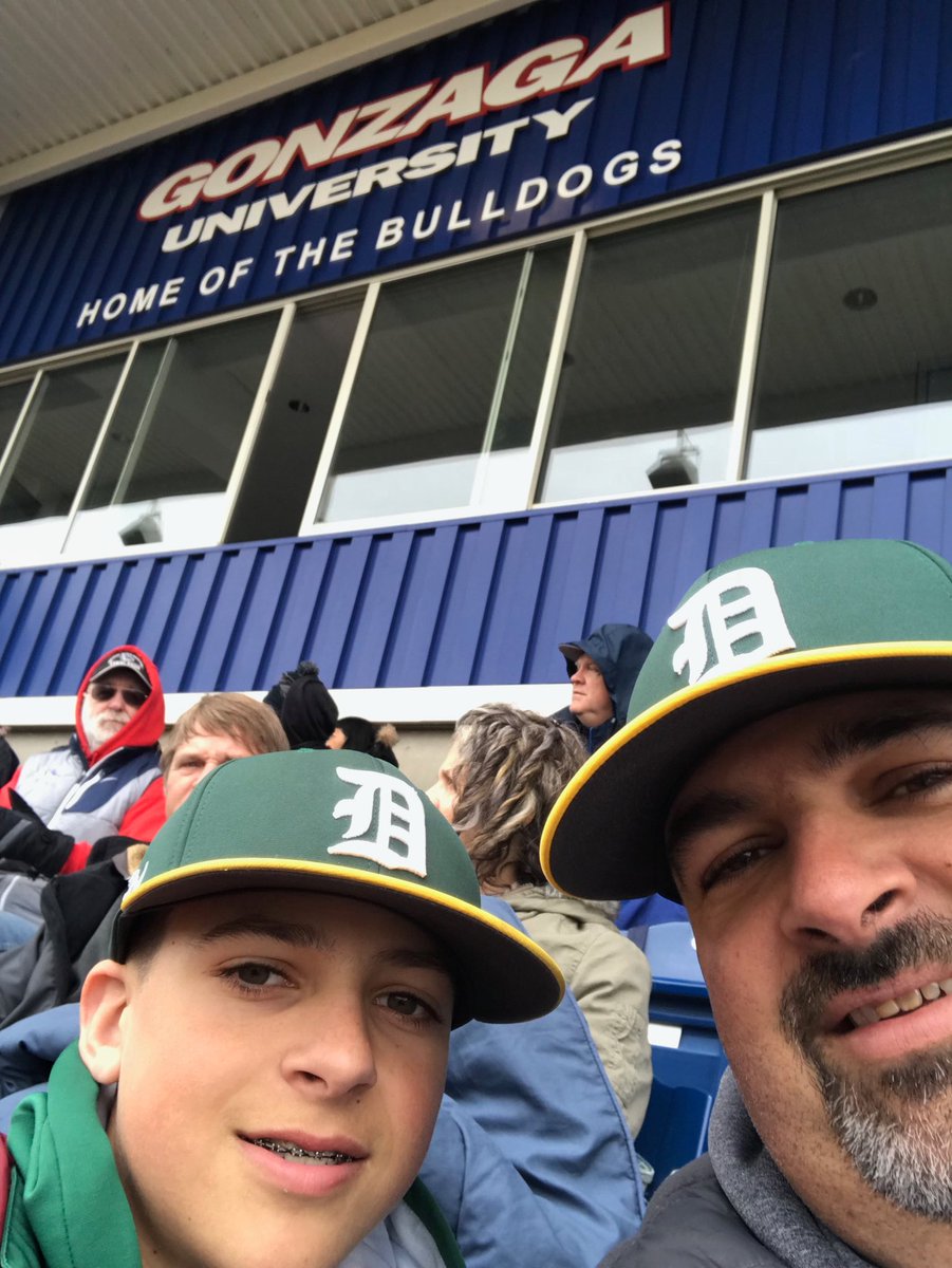 The weather is cold, but the Bulldogs are on fire!  Go Zags <a href="/GonzagaBulldogs/">Gonzaga Athletics</a> <a href="/GonzagaBaseball/">Gonzaga College HS Baseball</a>