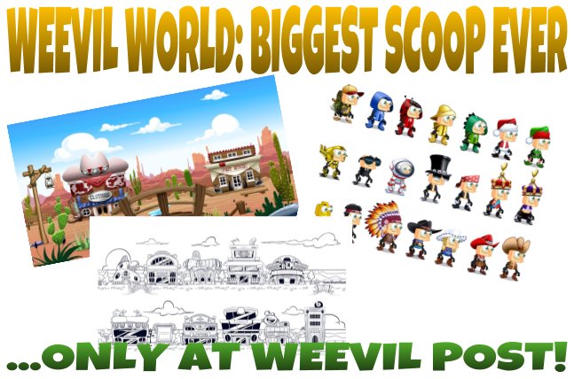 WeevilPost's tweet photo. Checkout our latest MASSIVE Weevil World SCOOP here - https://t.co/pIbjyFe7LO Don't forget to #RT and share with all your friends! https://t.co/Rp0StlEiDj