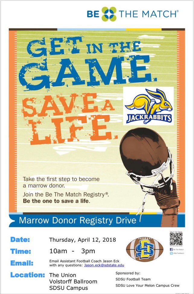 SDStateLYMCrew's tweet photo. Join us this Thursday!! Save lives! https://t.co/9aQmN1rOoC
