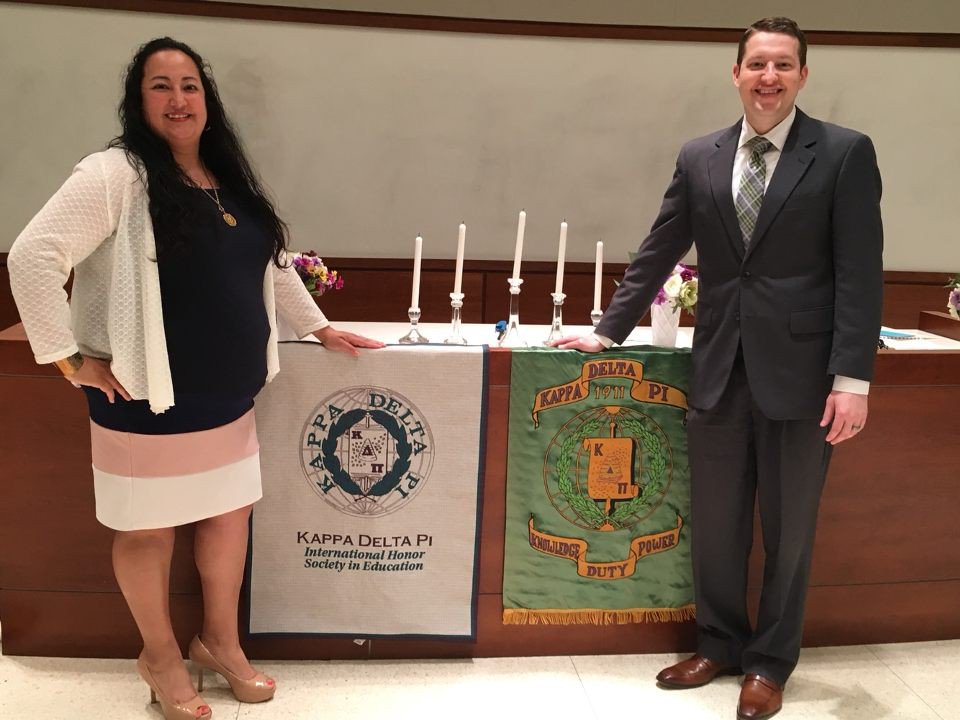 Veronica_RamTX's tweet photo. Proud to be part of @kappadeltapi Honor Society. Inspiring keynote address given by Dr. Lakia Scott, Asst. Professor of Curriculum &amp; Instruction. I was inducted alongside my colleague Mike Rockwood. #QualityLearningforAll https://t.co/rXOHK5qeYm