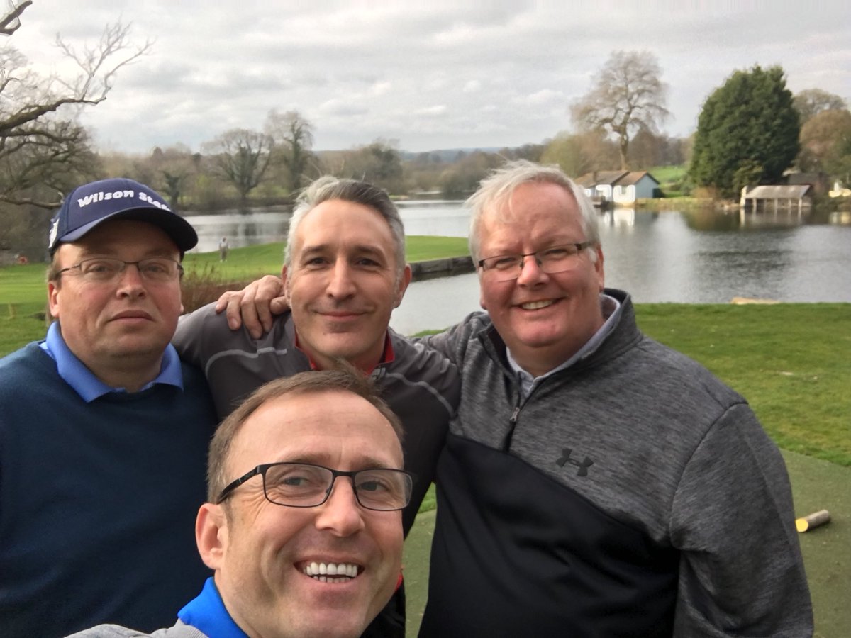 With <a href="/GolfVlogsUK/">John Smith</a> and the #GOLFMATES  Jason and Simon
