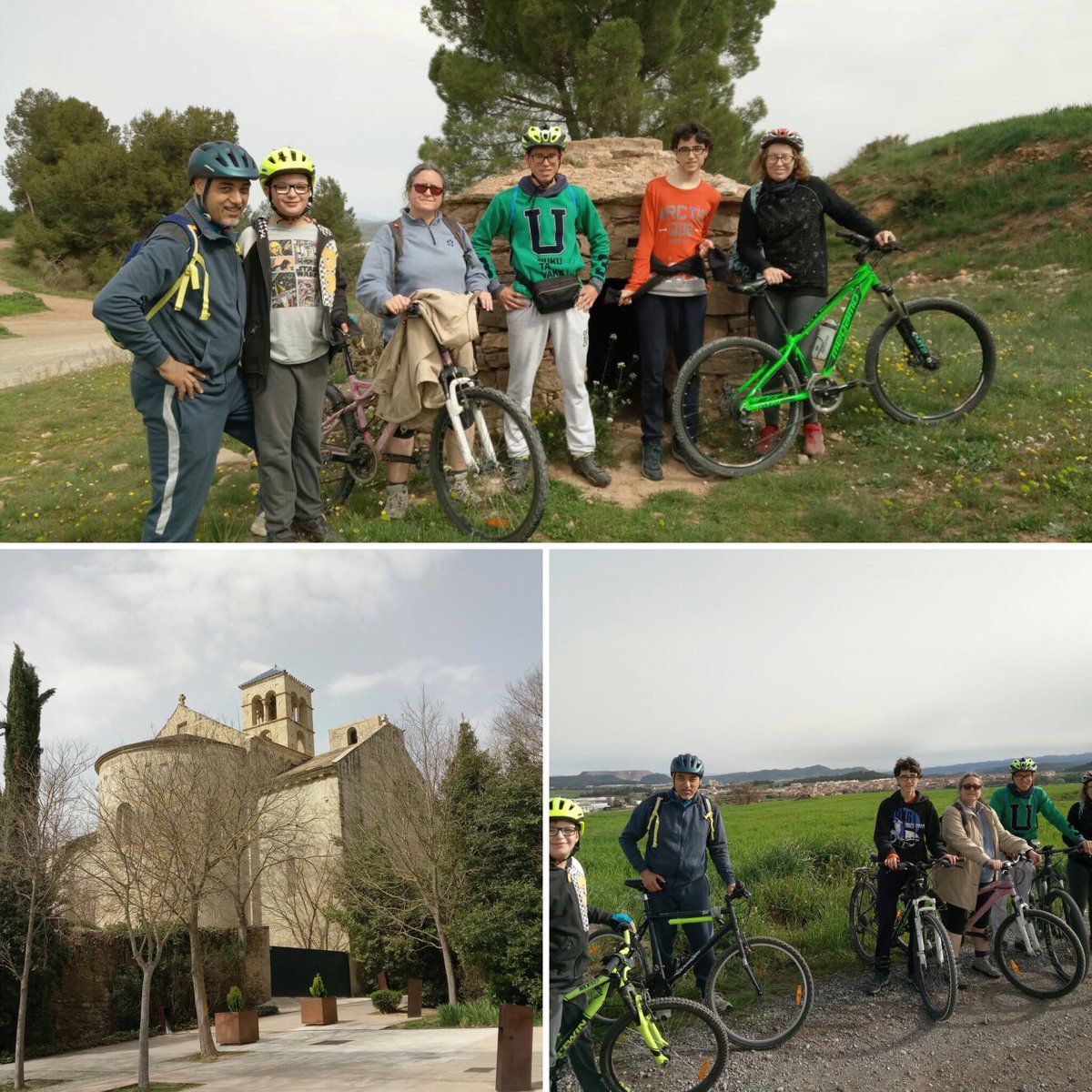 MbiciCat's tweet photo. Mini recull d’imatges de la sortida d’ahir. La por a la pluja ens va causar molts baixes! Pero ens ho vàrem passar genial!!! Moltes gràcies per tots els vàreu fer-la possible! #sortida #btt #bages #familiarsenbtt #mbici https://t.co/WXVpMPcAB1