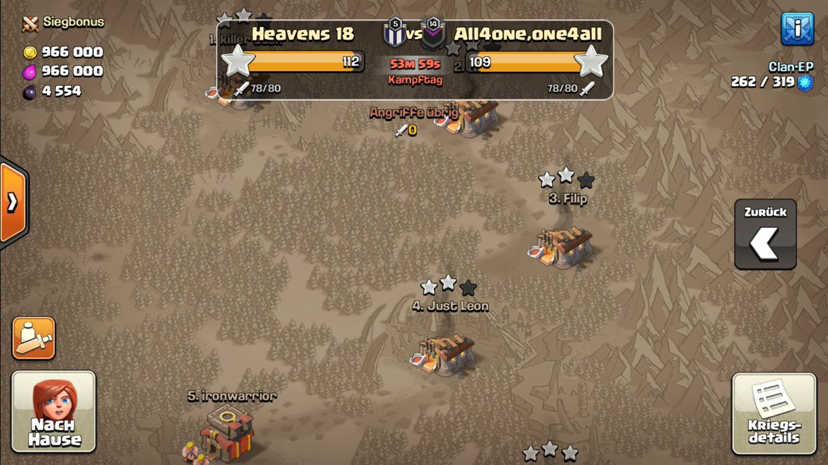 It was a lot of fun👌!
After we made the match even again, we were able to win the war anyway🔥
Gl for the mlcw All4one,one4all🍀