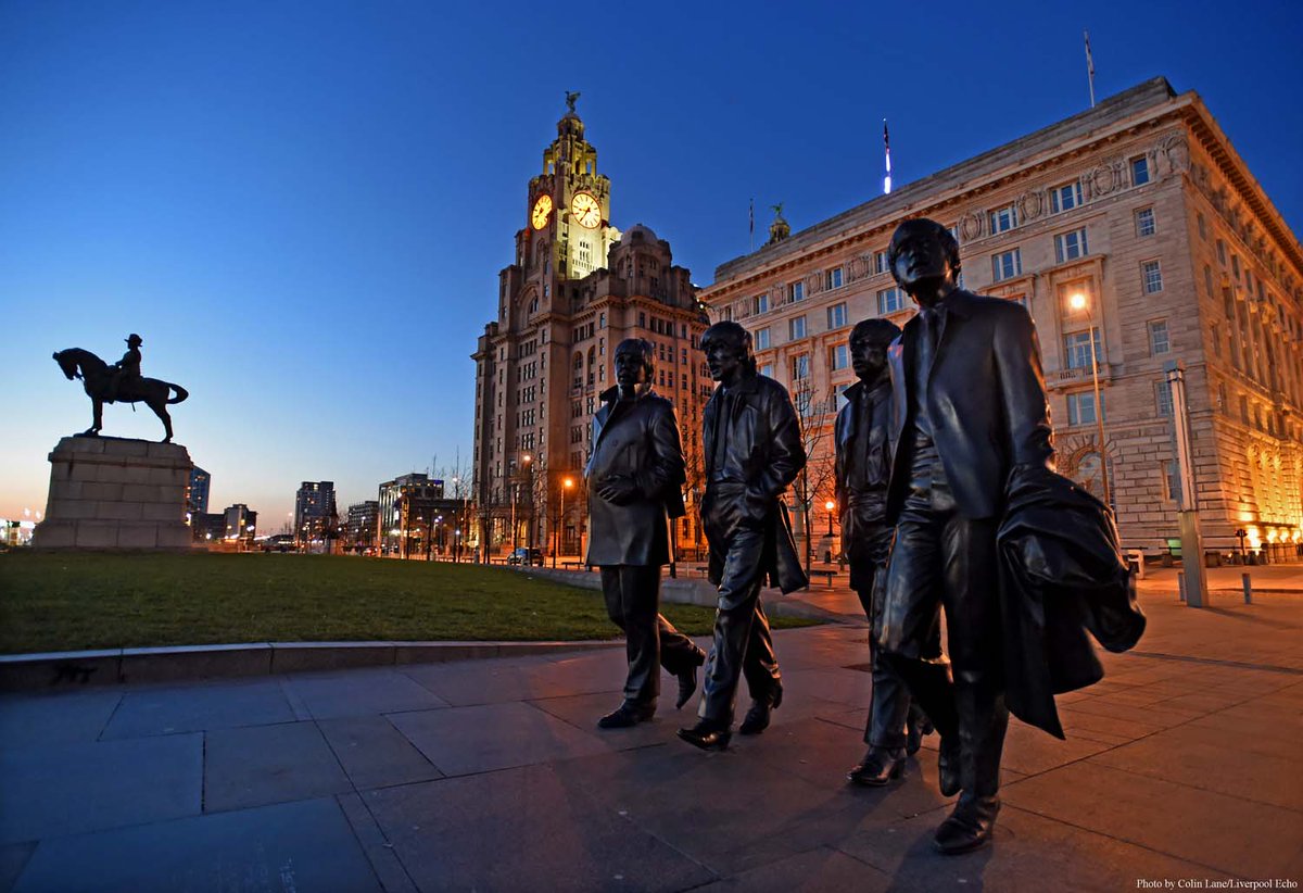 snapperlane's tweet photo. Light nights on Liverpool waterfront @LivEchonews #Liverpool #dusk https://t.co/tj51Lxltgb