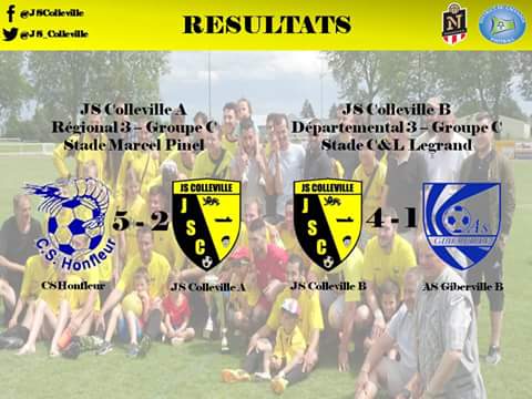 JS_Colleville's tweet photo. [SENIORS] 💛RESULTATS🖤
1 sur 2 ! La B poursuit sa série, la première rechute...
➡https://t.co/yWby0gPORQ
#R3 #D3 #JSC #JauneEtNoir https://t.co/5sWj03zIXM