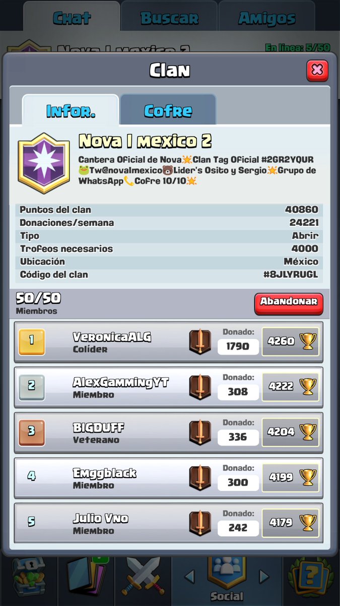 Cantera Nova I mexico 2, clan tag #8JLYRUGL. +4k 🏆
