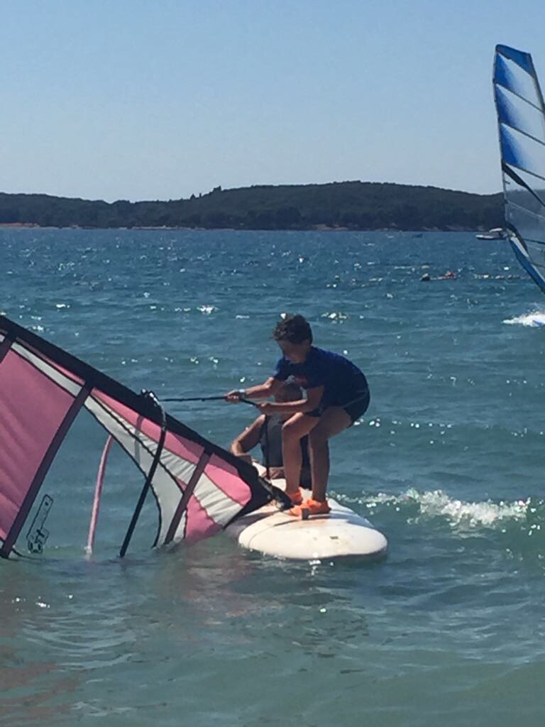 PleasMotivateMe's tweet photo. You see a boy windsurfing. We see Executive Functions & Physical Literacy in action #codex360 https://t.co/LnOTLo9bD2