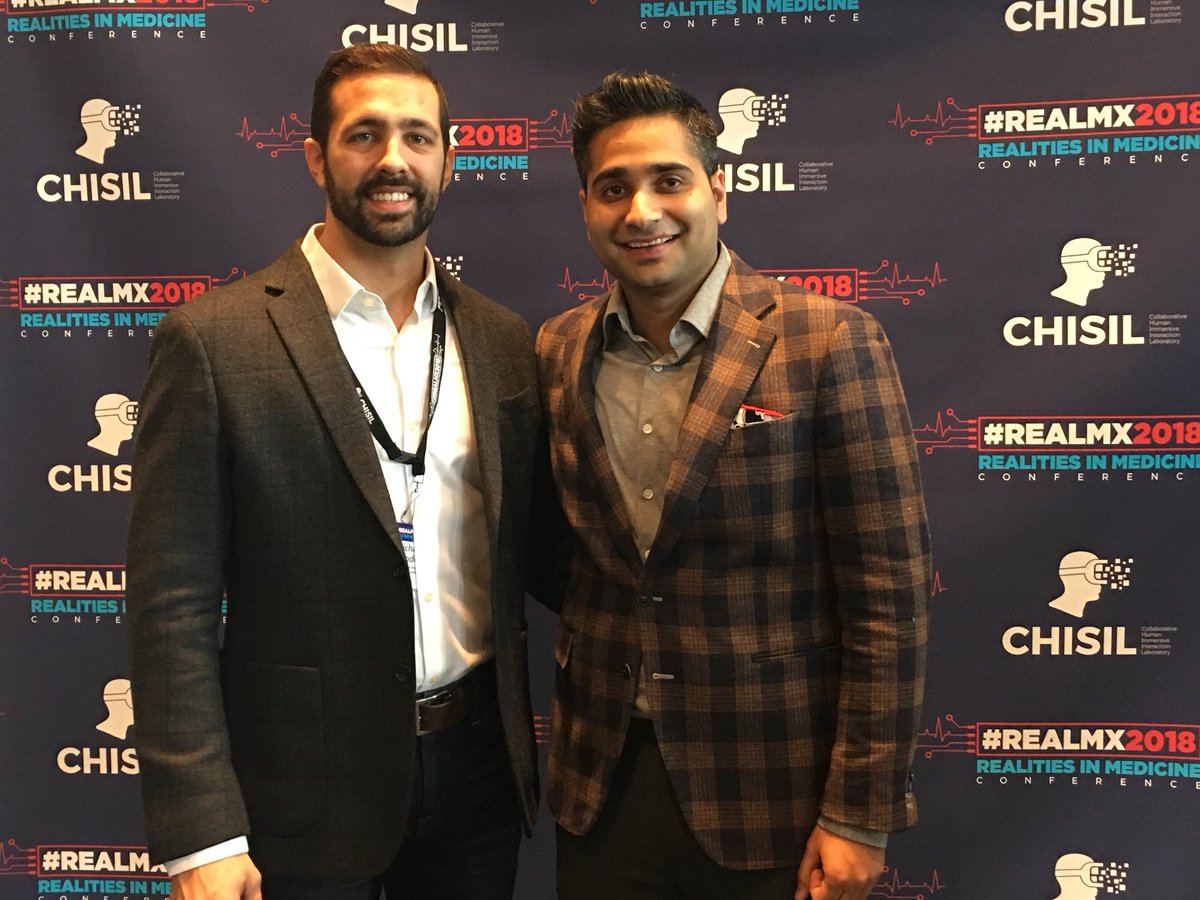 shellyau's tweet photo. Soooo....about this weekend! #REALMx2018 blew my mind, it’s been amazing but it just shows us what we’re capable of doing and let’s act now! #healthcare #HealthTech #AR #VR #MR @ChisilARVRMR @RealitiesinMedx @DrFadiTO @mike_thibod https://t.co/tq1CyHaXvq