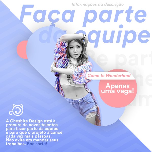 cheschiredesign's tweet image. ✨VAGAS ABERTAS✨

Preencha o formulário corretamente:
FORM:goo.gl/forms/TcBTC3Ha…