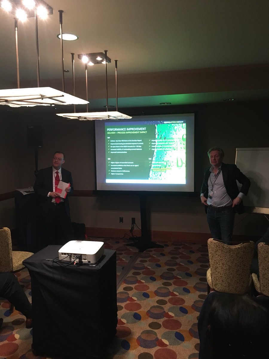 USCGPTC's tweet photo. Terrific presentation from @Genpact &amp; @Heineken at #ISPI2018 - ISPI &amp; Design Thinking in action! https://t.co/XpDrC3uTgo
