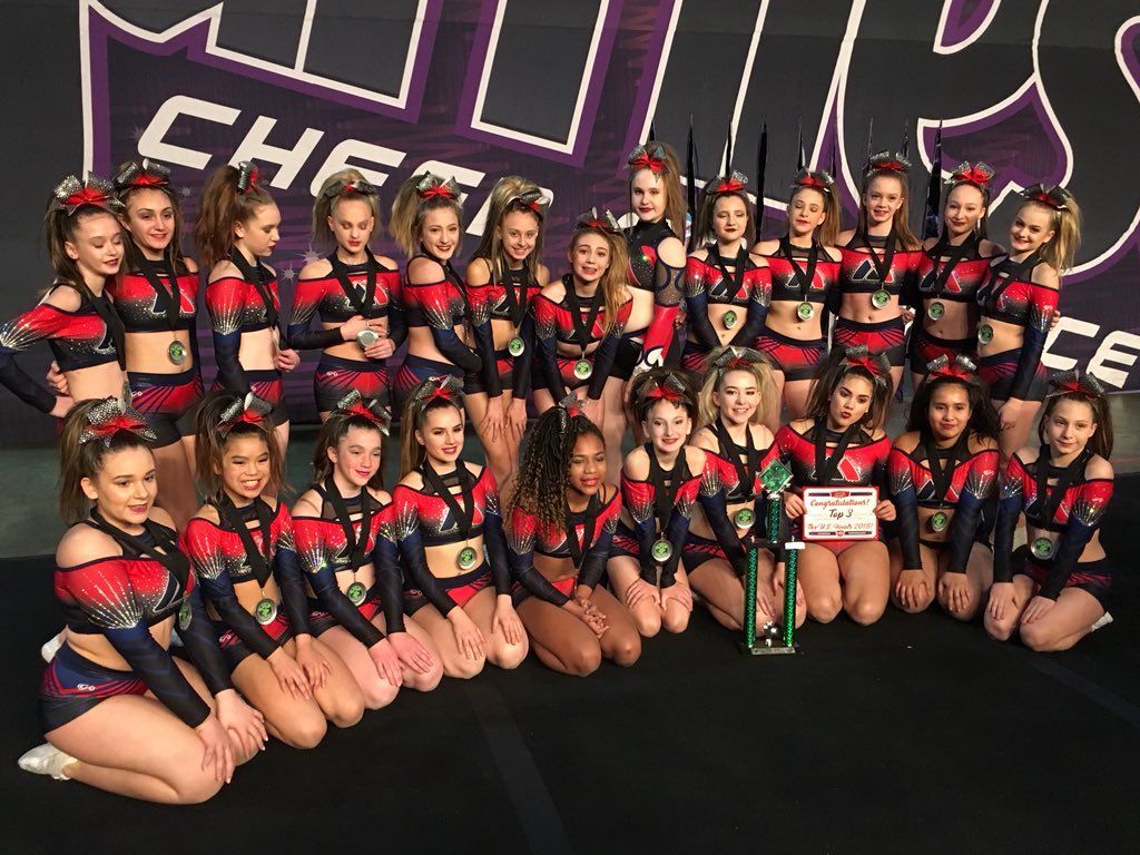 JAMfestEvents's tweet photo. Congratulations to your 2018 #JAMfest Liberty Jam Champions in the Level 3 Senior Prep division, @MonmouthCheer - Senior Supremacy! https://t.co/G6hYEBaaVE