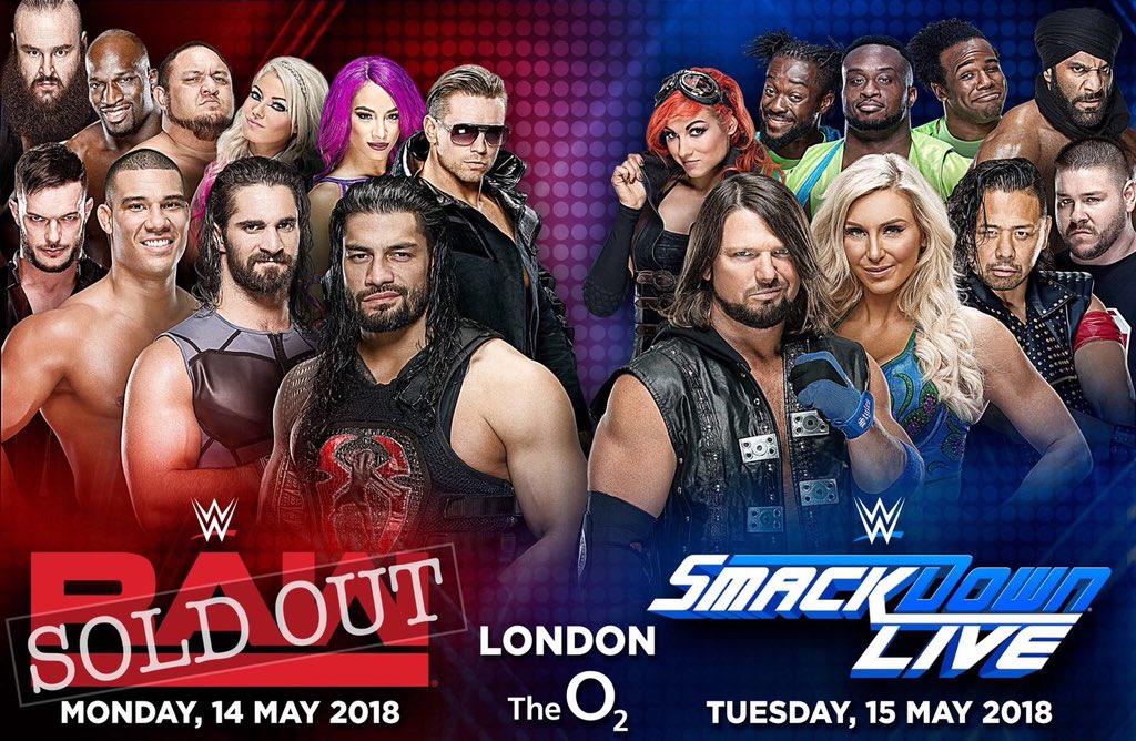 WWEGP's tweet photo. 💥COMPETITION💥 
To celebrate #WrestleMania, we’re giving you the chance to win 2 VIP tickets to #SDLive @TheO2 in London on May 15... including BACKSTAGE #WWE Superstar meet &amp; greet! Follow &amp; RT. Entrants must be over 18 &amp; in U.K. Giveaway ends midnight 11/04 Good Luck 🎉😬 https://t.co/qDggIgln9P