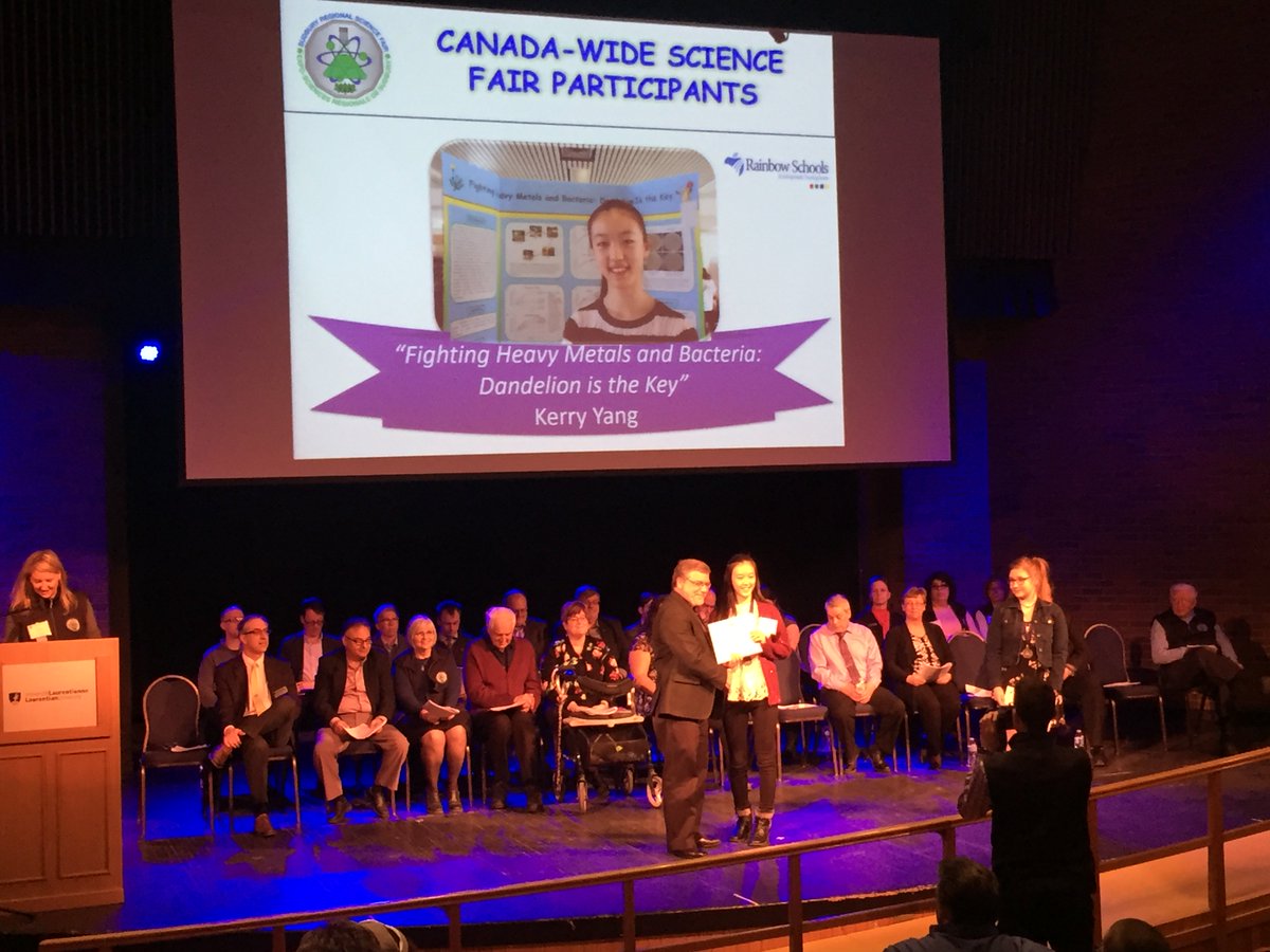 LoEllenScience's tweet photo. Congratulations to all of our @LaurentianU Sudbury Regional Science Fair Winners!  A special kudos goes out to Brendon (who also won the award for 'Best in Fair') and Kerry for advancing to the @cwsf_espc in Ottawa!  Way to Go @lepsstoday Knights! #LEPScience https://t.co/Bflj8WmEHV