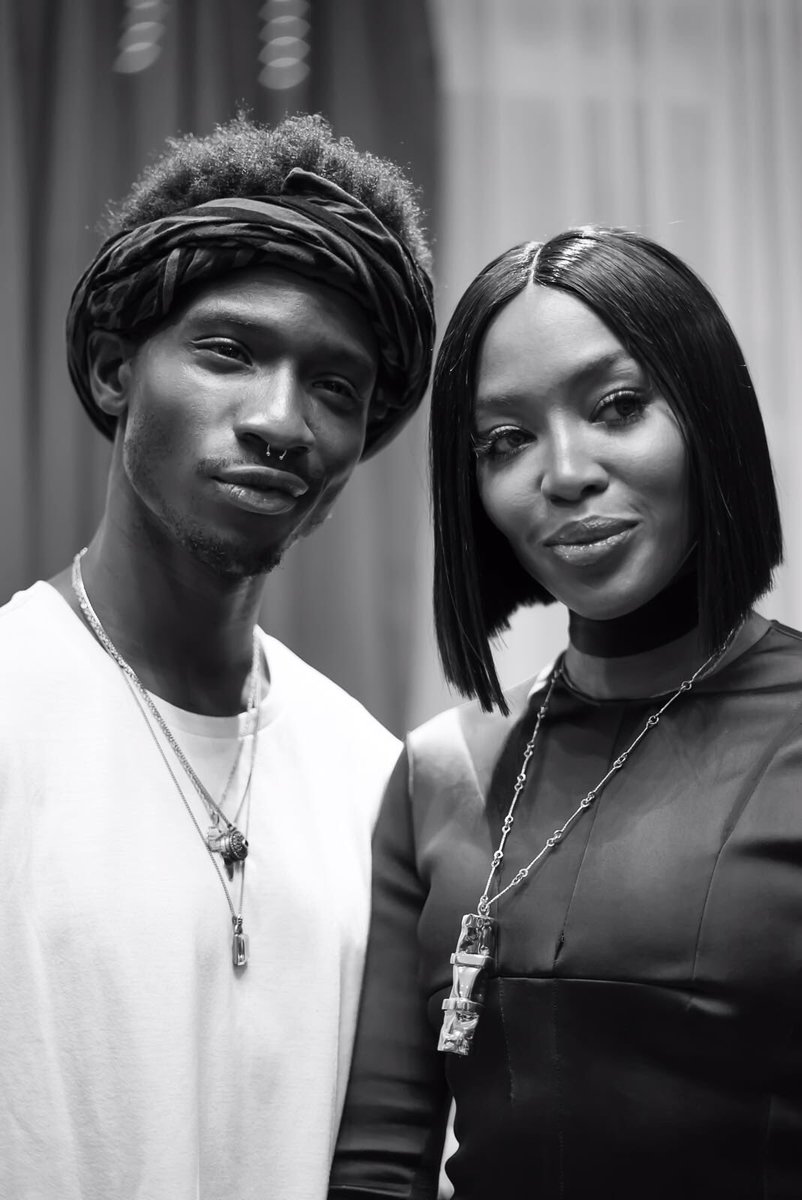AdonisBosso's tweet photo. When the Royals meet in Africa 👑 @NaomiCampbell https://t.co/MvQitW6FOF
