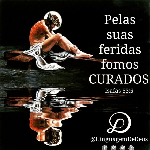LinguagemDeDeus's tweet photo. Linguagem de Deus | #Isaías 53:5 | Mas ele foi #ferido por causa das nossas #transgressões,e #esmagado por causa das nossas #iniquidades;o #castigo que nos traz a #paz estava sobre ele, e pelas suas #pisaduras fomos #sarados. #FéEmDeus @LinguagemDeDeus
#LinguagemDeDeus #feliz #fé https://t.co/HEwh7IMw9G