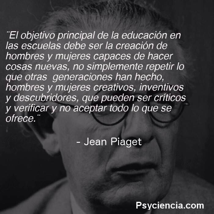 pat_acostasoler's tweet photo. El objetivo de la educación es cultivar la capacidad de hacer cosas nuevas, no simplemente repetir lo que otras generaciones han hecho, acompañar el desarrollo de personas  creativas, inventivas y descubridoras, que pueden ser críticas, verificar y no aceptar todo lo q se ofrece https://t.co/6Nc7mhEiH5