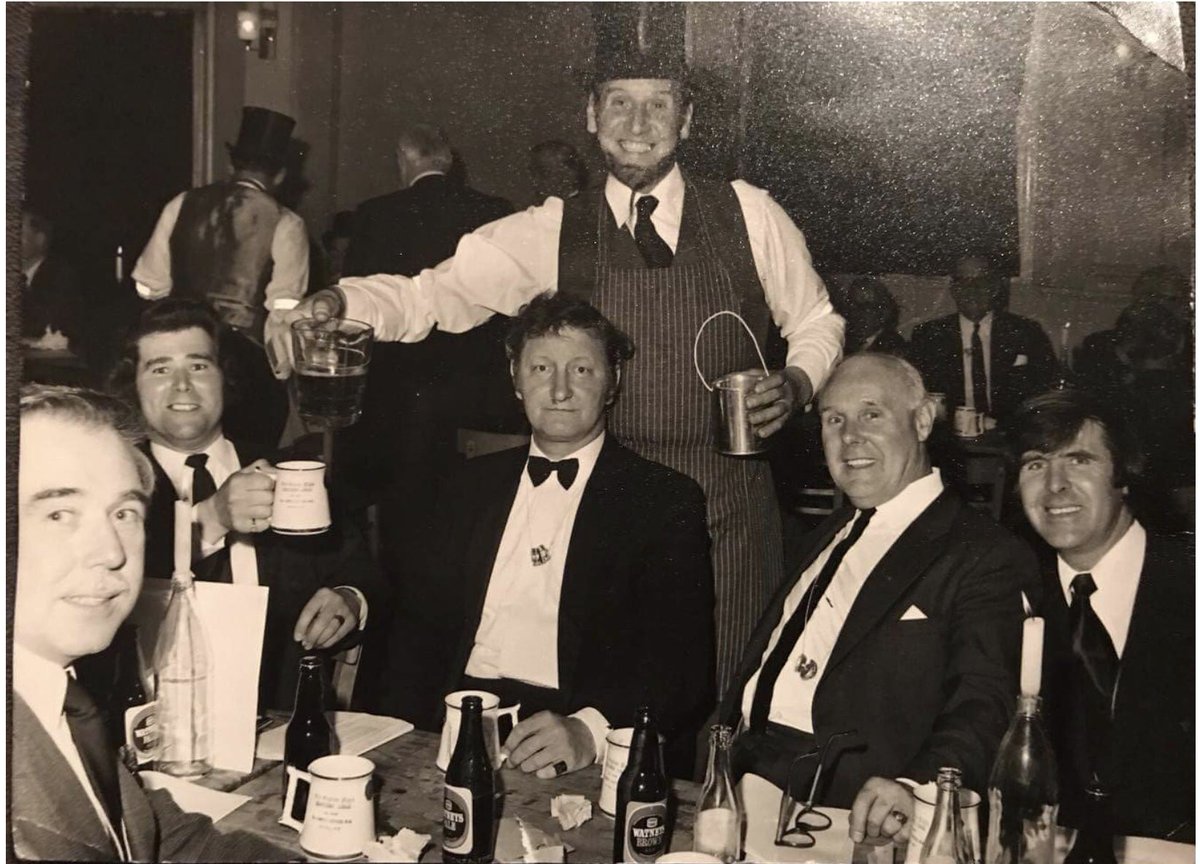 Lodge3468's tweet photo. Thank you Marcus Jenkins for sending though a photo of his grandfather working hard as a steward at a Seacombe Lodge Old English night. #Freemasonry #oldenglishnight #charity #Masons https://t.co/4KRmvPy2UE