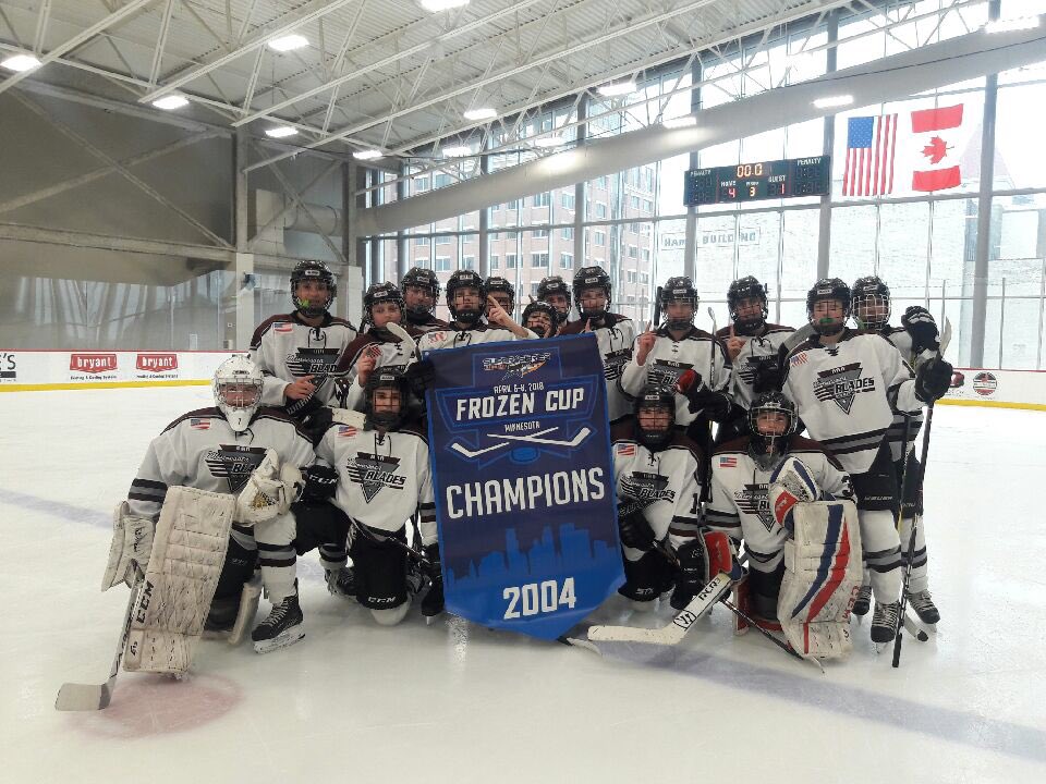 Minnesota Blades 14U on Twitter "04 MN Blades are the 2018 Frozen Cup