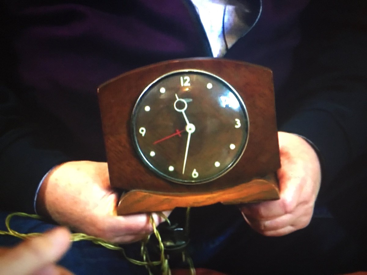 electricIEhomes's tweet photo. Catching up on @NatTreasuresIRL now, really impressed with the material history of Ireland, especially the section on rural electrification, with Bernard's electric clock from the Bansha switch-on, and Siobhan's mother's electric ironing board #ruralelectrification @ESBArchives https://t.co/zsgRLxUfgb
