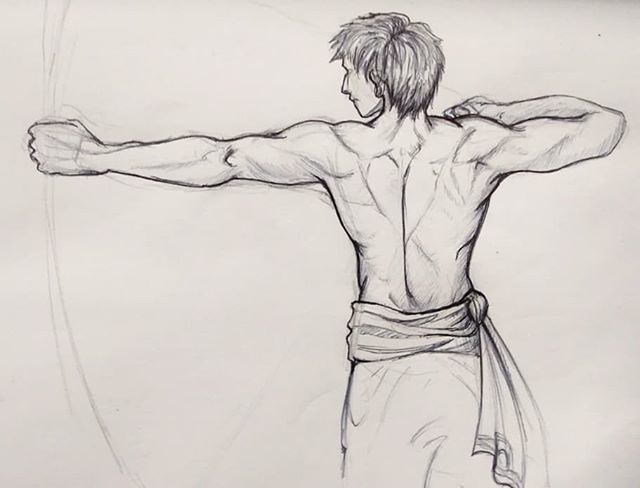 How to Draw detailed back muscles BAKI ripped back how to draw by  ShymsArt  rdrawing