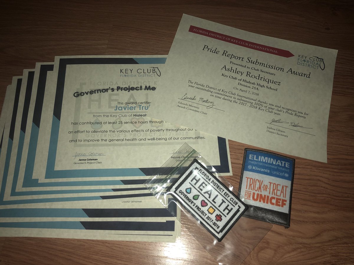 HHS Key Club tweet media