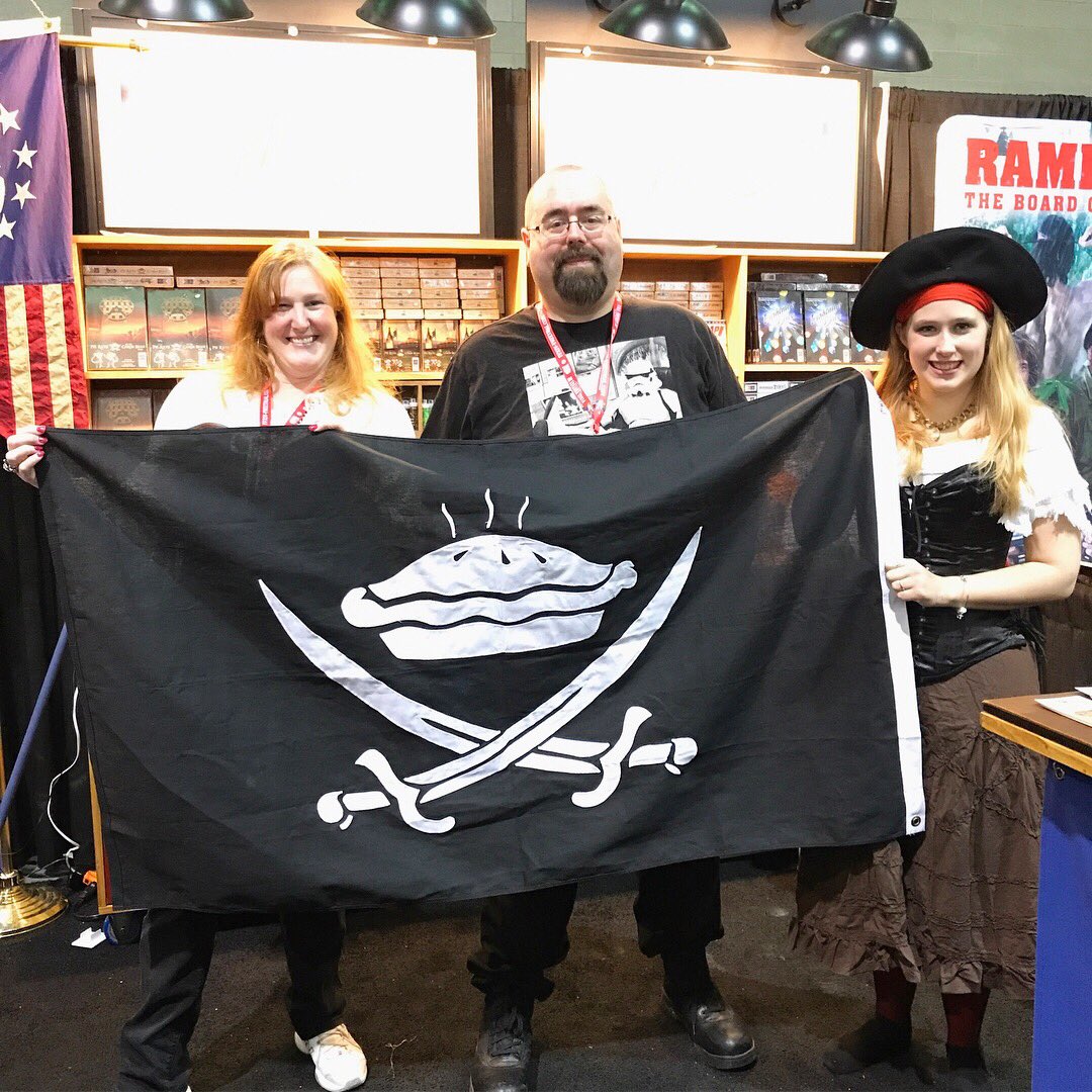 WildEastGames's tweet photo. Having fun here in booth 10100! Stop by and get Britany the Artist and Brian the creator to sign a promo card or box set! #PaxEast2018 https://t.co/WtaTvUVV6c