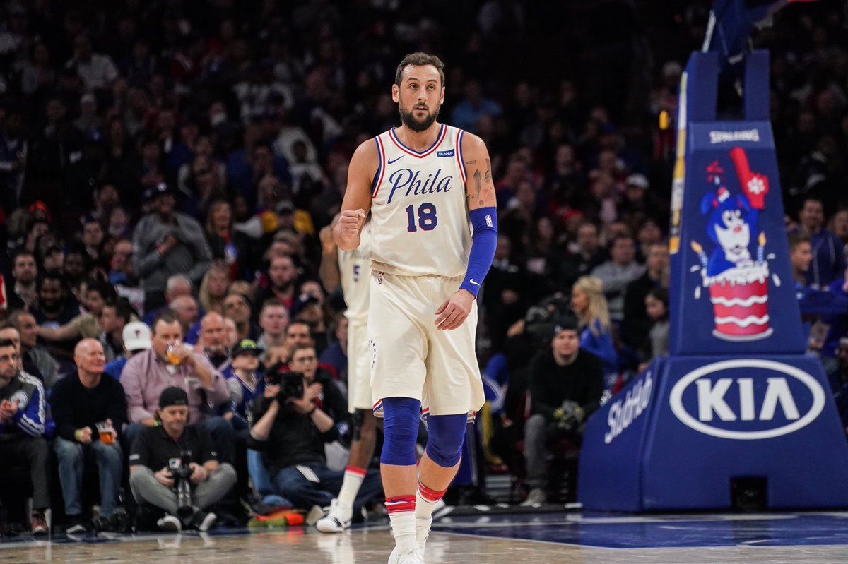 Image result for marco belinelli 2018 76ers