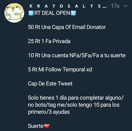 xIJeanPi's tweet photo. Ayuda 25 rt y @kratos593_ me za una Fa para ustedes

Tengo 1 dia ayuda @Selfinq https://t.co/9RCpj2NMRd