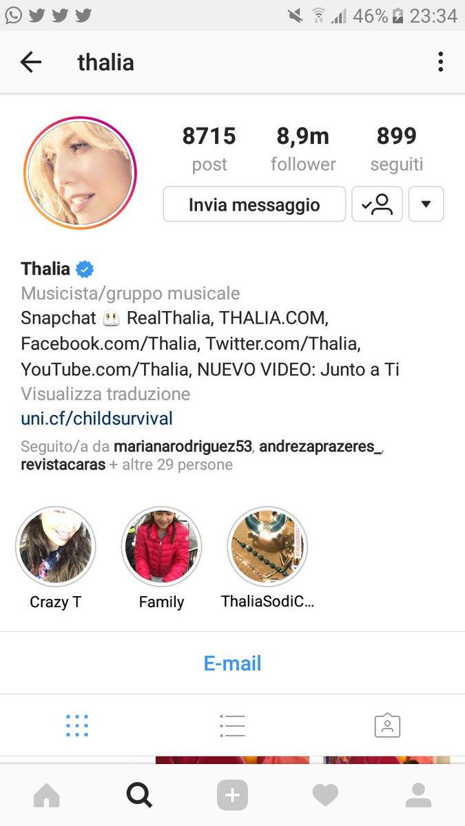 adorablespos's tweet photo. Thalia empezó a seguir a Lali en Ig https://t.co/j5OWEg7zRr