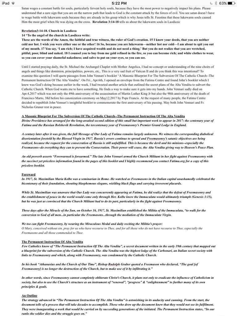 AnneHendry3's tweet photo. 2018 Readings
https://t.co/OQDaYA1ZZo
Jul14
17,999d since Apr3,1969 revised rite
Bastille Day/French Revolution

https://t.co/YpMpNZJZkZ
15/7
18,000d
1 tunic
666

https://t.co/2KbiL9JGLH
16/7
18,001d
Sodom &amp; Gomorrah
#OLofMtCarmel Elijah

@TheFatimaCenter 
https://t.co/pCPAQIqkkl https://t.co/985j47EMSg