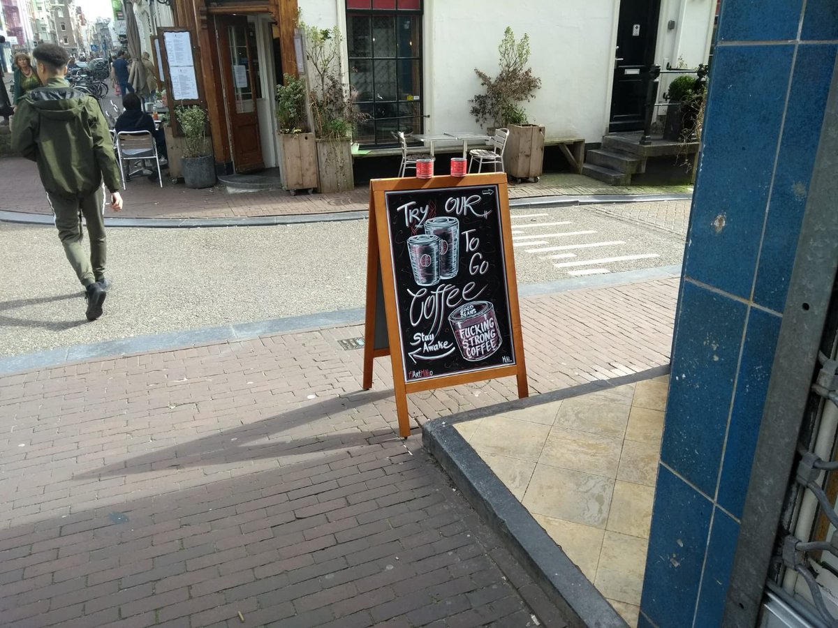 On every corner in Amsterdam there is a change you wil encounter fucking strong coffee!!