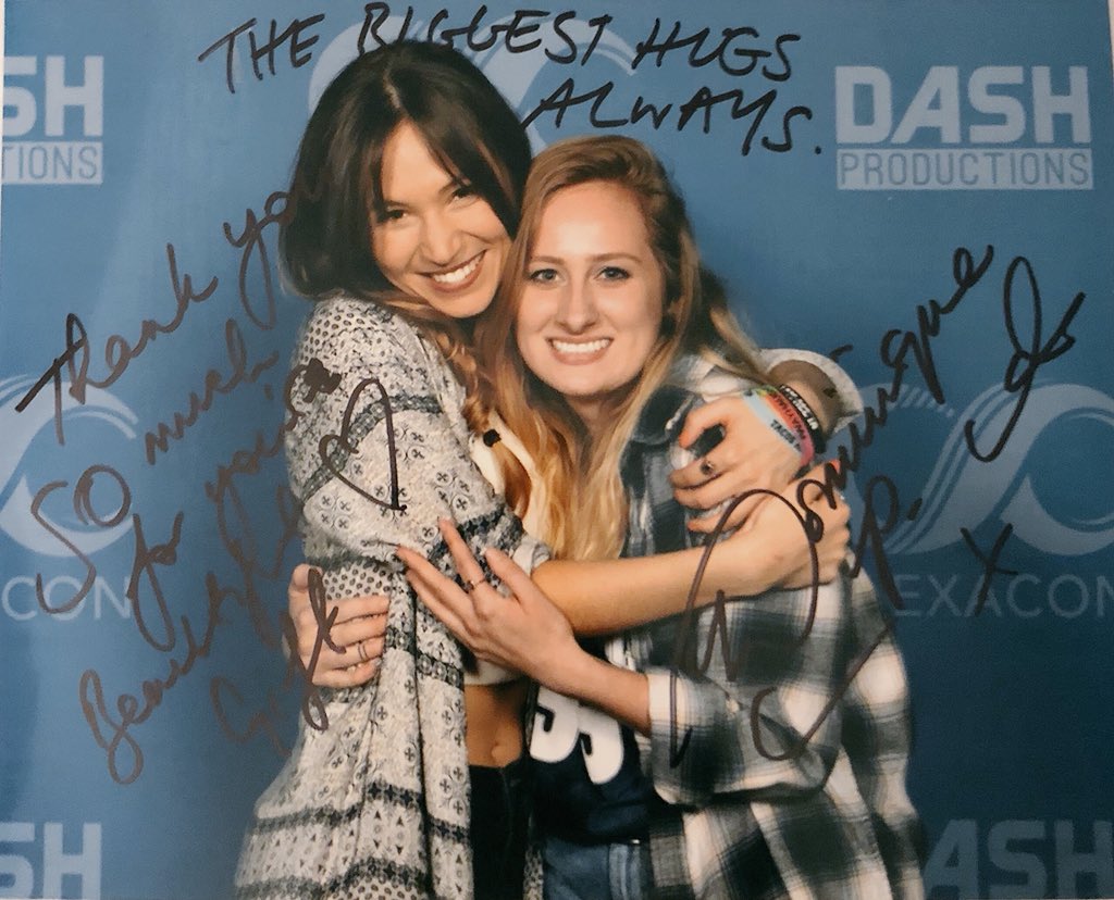 SunshineHayls's tweet photo. Words cannot express the amount of happiness &amp; joy this beautiful human sunshine has given me this weekend. I gave @DominiqueP_C my gift, which was this embroidered jacket I made &amp; she absolutely LOVED it. I will never forget this. Thank you Dom for being the angel that you are🌻 https://t.co/HoyY1iURey