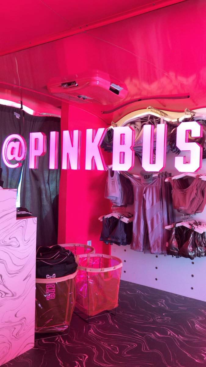 VSPINKASU's tweet photo. Thanks to everyone who came out and shopped the PINK Bus yesterday! 🛍💞 #pinkbus https://t.co/BYPIeR0dHG