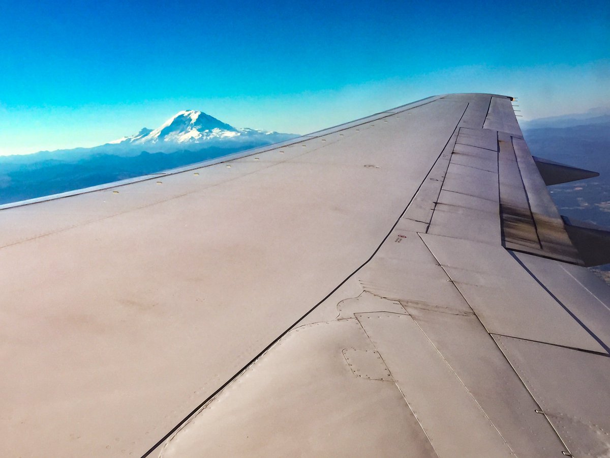 Wheels up headed to Florida with a stunning view of Mount Rainer! Come see Chad and Jeff at #snf18 Booth D-077 to get a personal introduction to the advanced, easy-to-install electrical system that everyone’s talking about. <a href="/SunnFunFlyIn/">SUN 'n FUN Fly-In</a>
