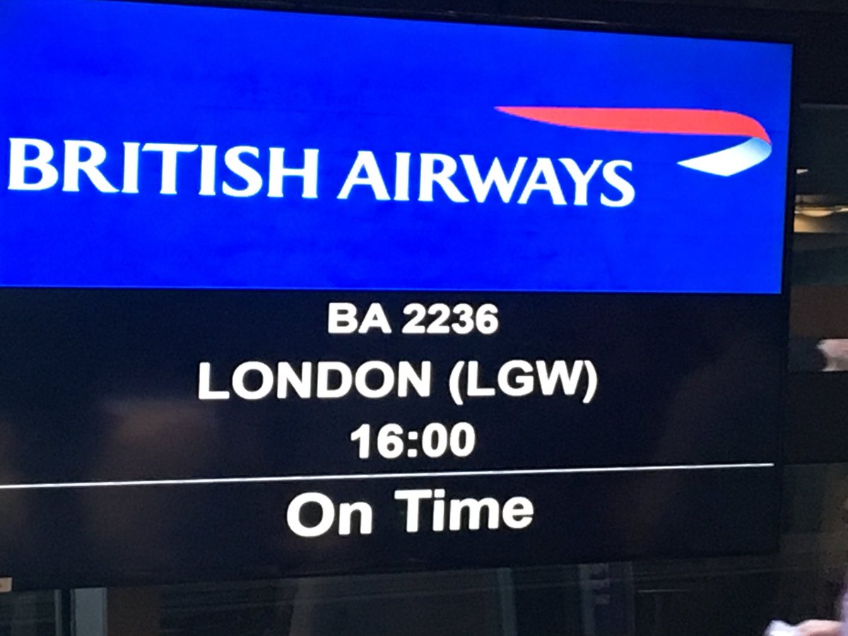 johnclarkson500's tweet photo. No it’s not - 25 hours late! #BA2236 https://t.co/wdcNHnG2DO