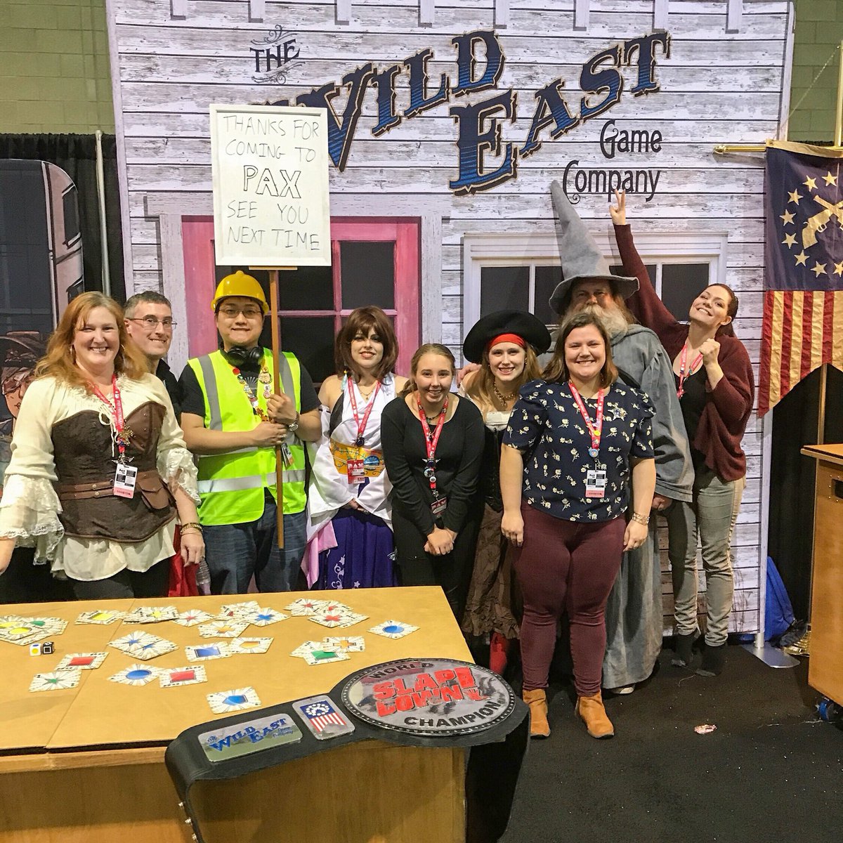 WildEastGames's tweet photo. We had a blast this year! Thanks #PaxEast2018 for having us! We loved meeting so many awesome people! 🤠 #Thanks https://t.co/VirNCEUVax