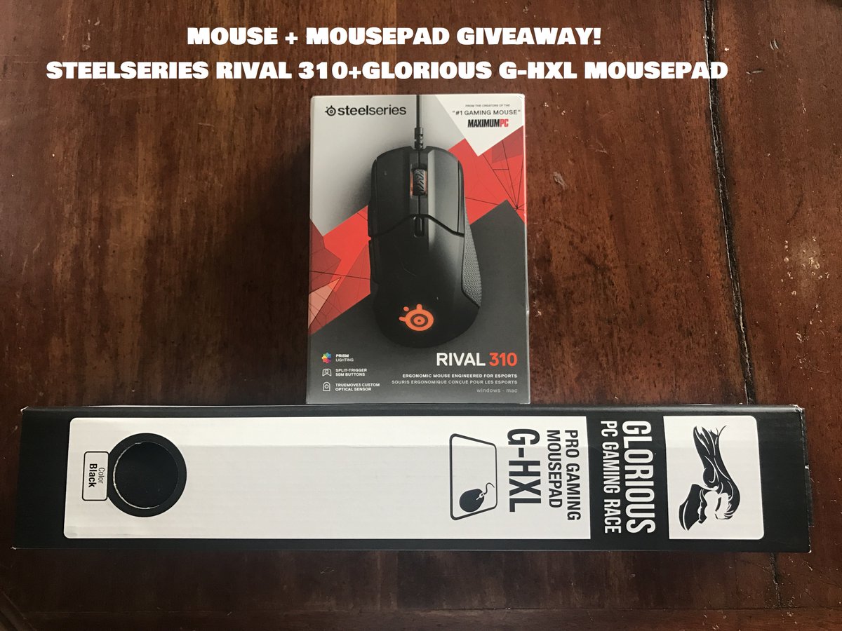 ThePedMar's tweet photo. Llevate este maravilloso combo mouse @SteelSeries y mousepad @GloriousPCGR participando en el siguiente link!!

https://t.co/CZjhCZ1V8p https://t.co/DRflXaD81D