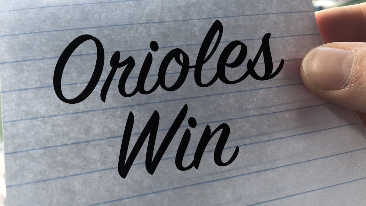 Orioles on MASN tweet media