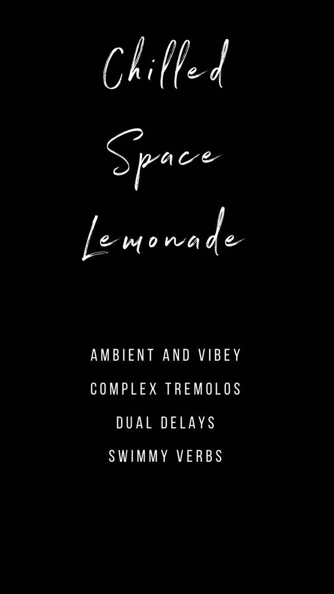 Chilled ambient vibes on this weeks podcast. ❄️🍋