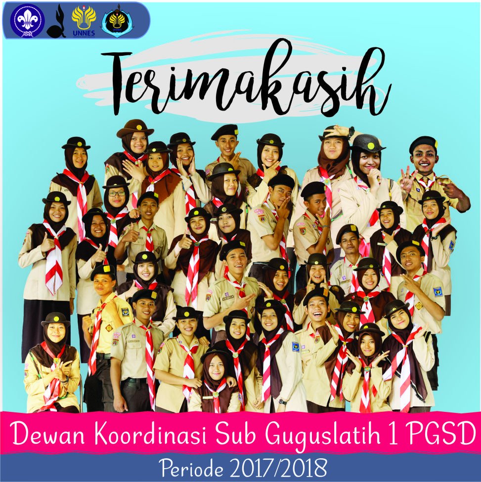 sgl1pgsdunnes's tweet photo. Salam Pramuka!!!
Menjadi sebuah awal dan akhir cerita. 
Awal kepengurusan DKSGL periode 2018/2019 dan Akhir kepengurusan DKSGL periode 2017/2018
Semoga ilmu dan pengalaman dari kakak-kakak dapat menjadi bekal kakak-kakak periode selanjutnya untuk mengembangkan SGL-1 Pgsd https://t.co/BnllIKd3dd