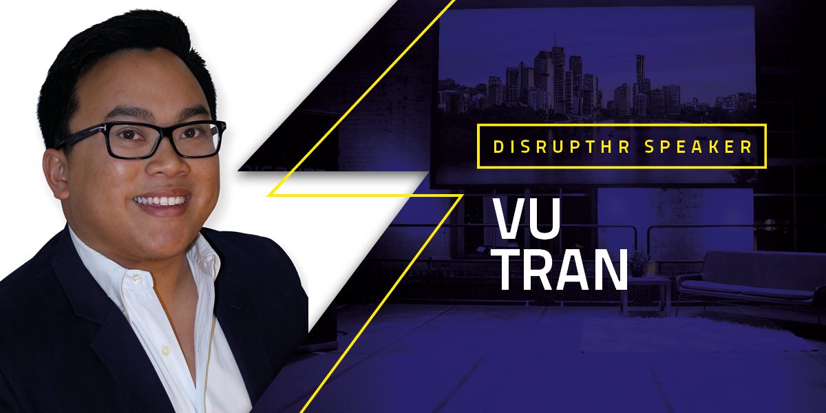 DisruptHRBne's tweet photo. Meet Vu Tran, as co-founder of https://t.co/Xh7vNpzvvA he's passionate about training and learning. We are excited to hear Vu talk about the future of learning at DisruptHR Brisbane 2.0, an event sponsored by intelliHR. https://t.co/VTu1zrQQVQ #disruptHR #disruptHRBne https://t.co/9JiERAfvkh