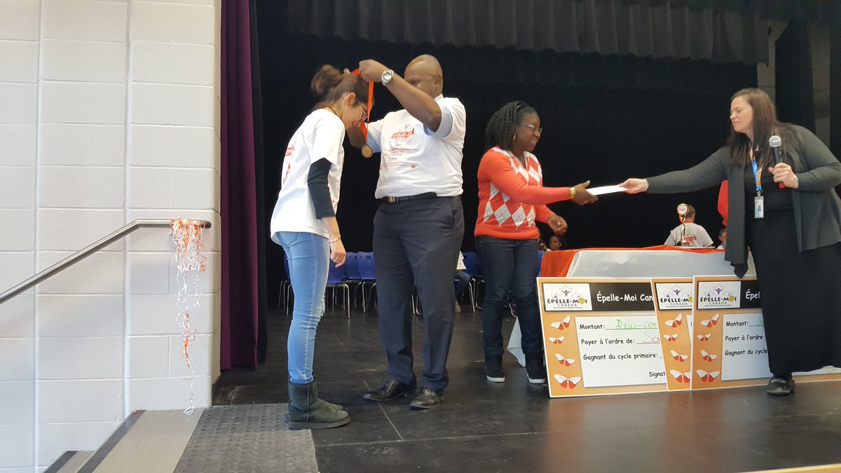 arsene_Tsafack's tweet photo. Julie Wehbe de l'ÉSC Monseigneur Charbonnel obtient le prix de la 2ème place au concours régional d'épellation @canada_moi  @cscmonavenir #monavenir #onfr #toronto #francophonie @webzon https://t.co/ZHfAaFAMMM