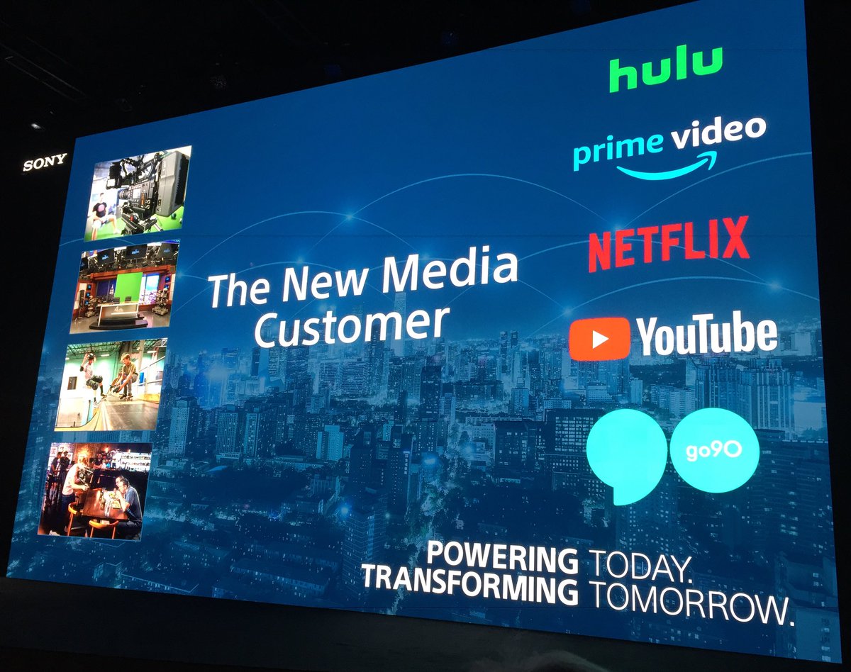 post_magazine's tweet image. #BeyondDefinition is @SonyProUSA’s theme for #NAB2018. The company is showing 4K HDR solutions. 
#broadcast #production #postproduction #hdr #4k