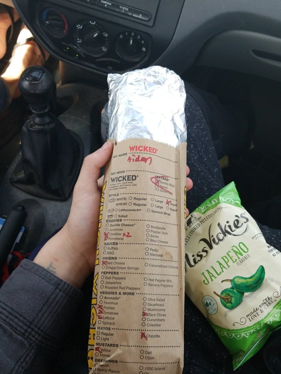 YeetBoyAJ's tweet photo. @whichwich being from Wisconsin I never got to experience the greatness that are your subs #whichwich #lovethesub https://t.co/p9XM9G86Kh