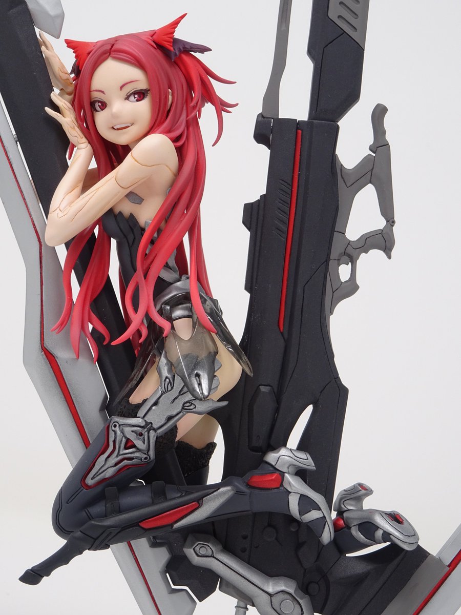 Sogemi Beatlessより Hie 紅霞 完成です 原型製作は夢のカグツチノ公国さん 元絵やアニメビジュアルとは違った造形だったので配色等色々悩みましたが 自分好みにできたと思います Anime Beatless Hie 紅霞 Flickr T Co