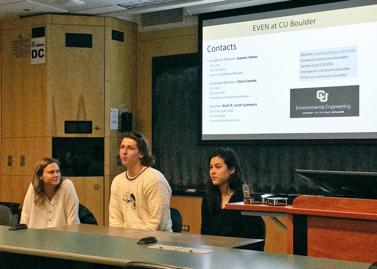 mrp's tweet photo. @futurebuffs @CUBoulder @CUEngineering @CUEVEN thank you for answering our questions about Environmental Engineering. #ASDatCU https://t.co/c4zyRsQXJ5