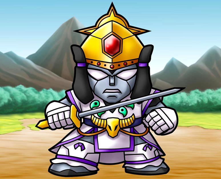 Hiro スパロボナイツ モンスター枠 ハニワ幻人タケル ジーグの敵キャラタケルが転生してスサノオになったという無理やり設定をやろうとしたから角髪なんです あと神無月の巫女を絡めたいけどキャラ多くてハードルが高い